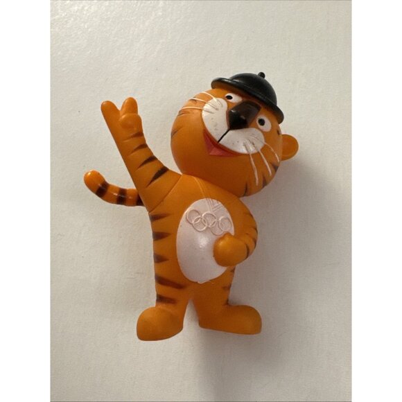 1988 Hodori Tiger Official Plastic Mascot Figurine Seoul Olympics J18 - Picture 1 of 2